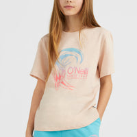 Circle Surfer T-Shirt | Peach Whip