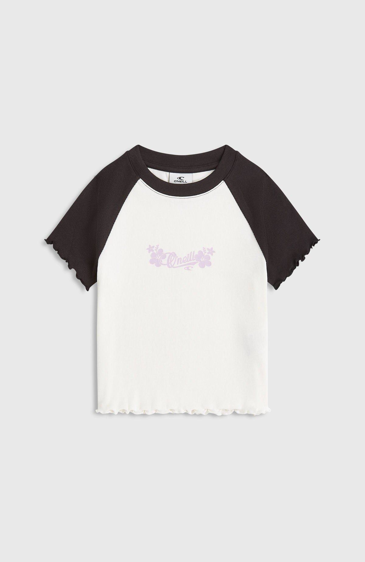 O'Neill Colour-Block Rib T-Shirt | Snow White Colour Block