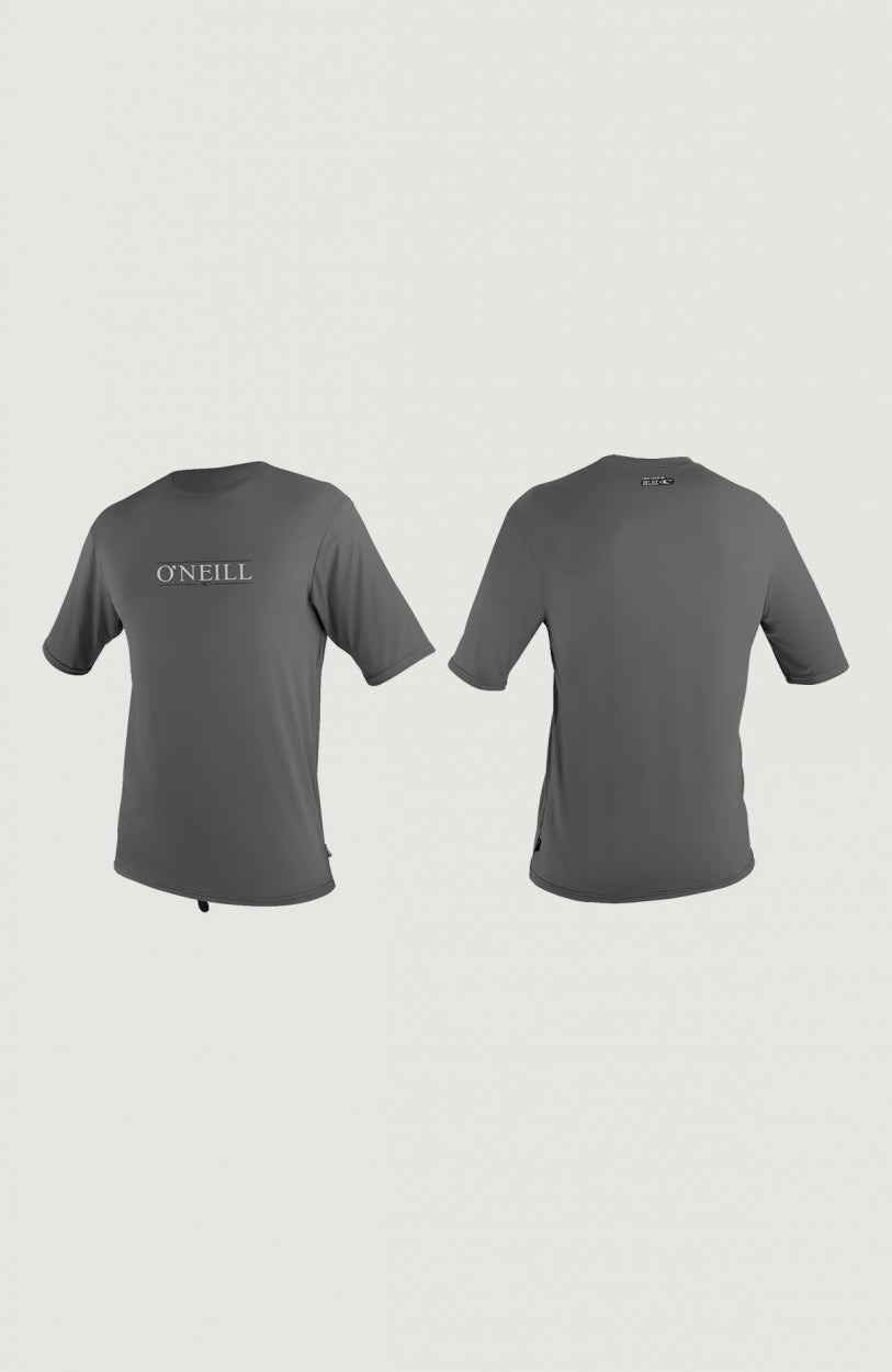 Skins Short Sleeve Rash Tee | Black/Charcoal