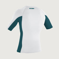 Premium Skins Short Sleeve Rash Guard | White