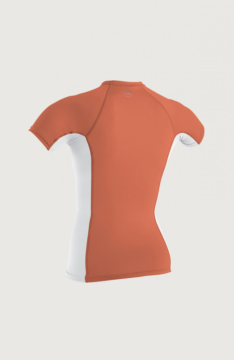 Premium Skins Short Sleeve Rash Guard | Orange