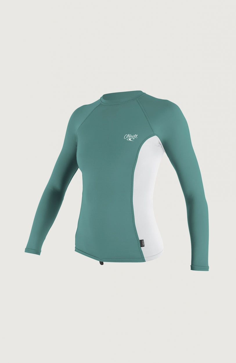 Premium Skins Long Sleeve Rash Guard | Light Green
