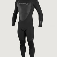 Epic 3/2mm Back Zip Full Wetsuit | Black