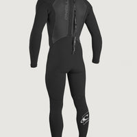 Epic 3/2mm Back Zip Full Wetsuit | Black