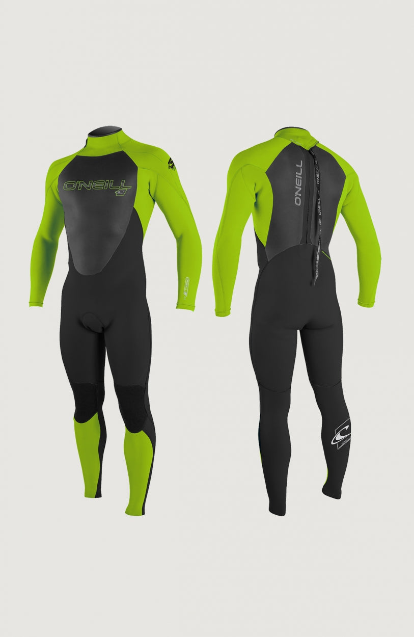 Epic 3/2mm Back Zip Full Wetsuit | Light Green