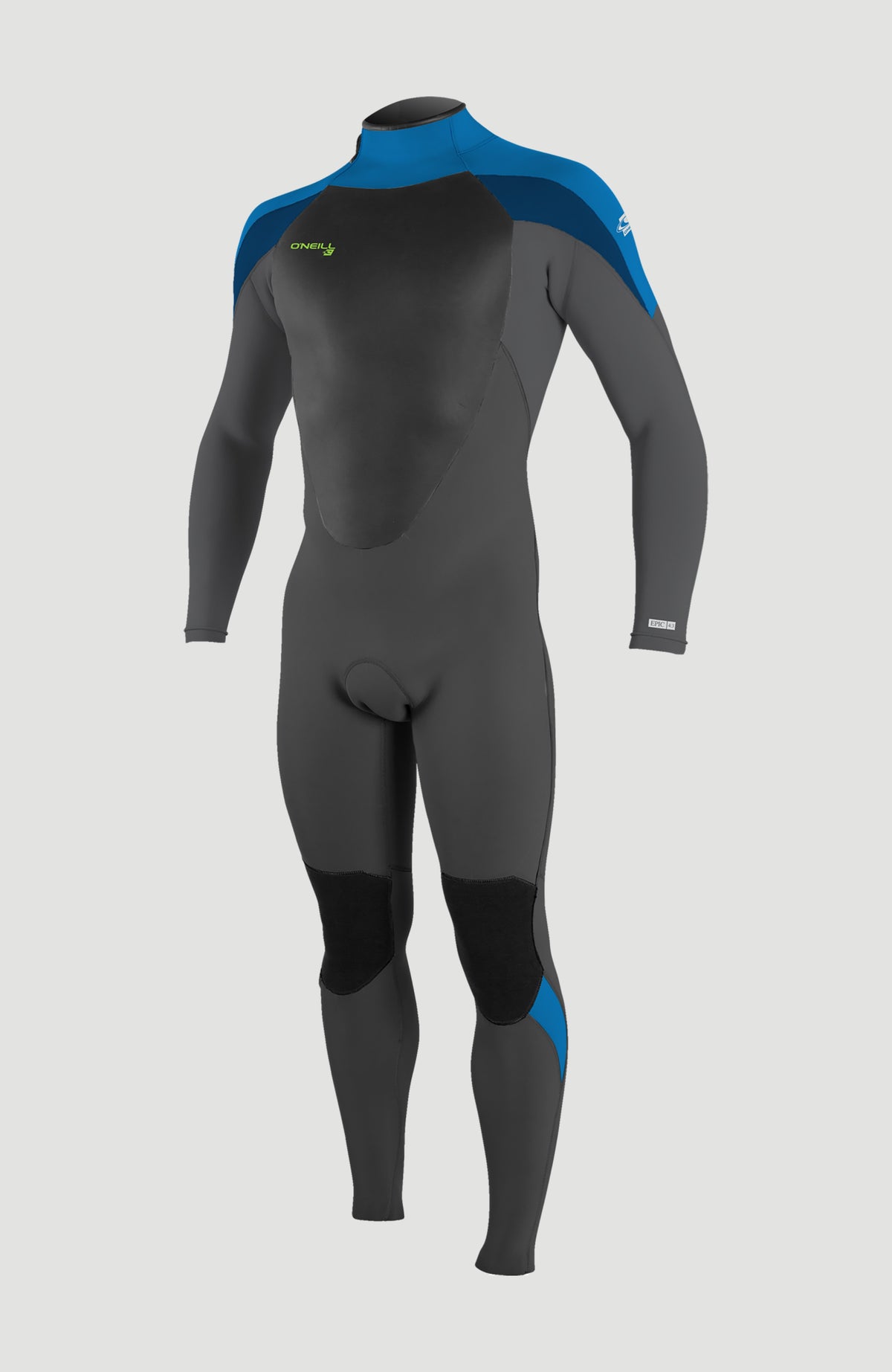 Epic 4/3mm Back Zip Full Wetsuit | BLACK/GRAPHITE/BALI BLUE/DEEEP SEA