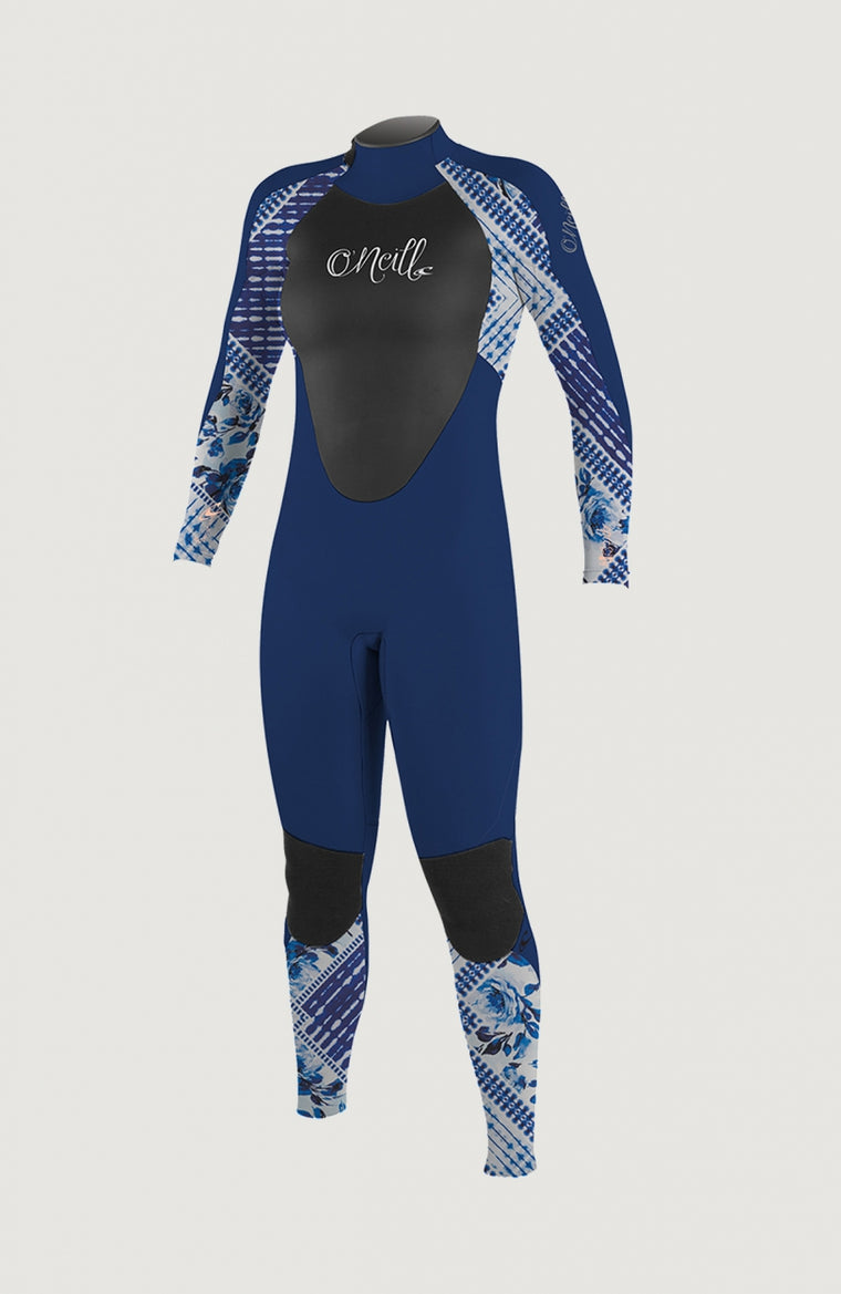 Epic 4/3mm Back Zip Full Wetsuit | Dark Blue