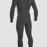 EPIC 5/4 BACK ZIP FULL WETSUIT | BLACK/GUNMETAL/DAYGLO