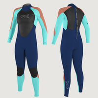 Epic 5/4mm Back Zip Full Wetsuit Womens | Dark Blue