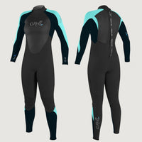 Epic 5/4mm Back Zip Full Wetsuit Womens | Grey