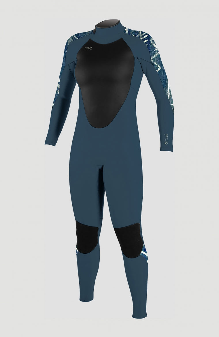Epic 5/4mm Back Zip Full Wetsuit | Shade/Shade/Bungalow Strip