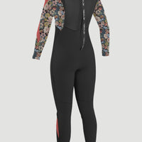 Epic 5/4mm Back Zip Full Wetsuit | BLACK/TWIGGY/TEA ROSE