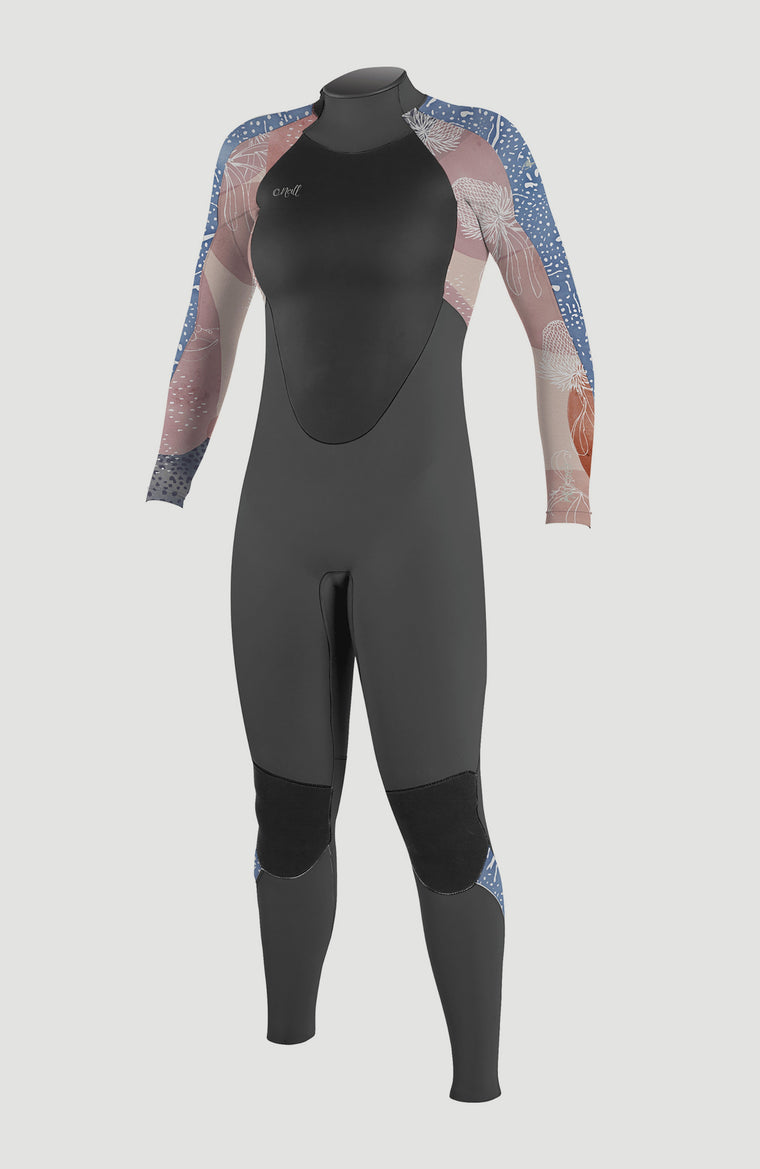 Epic 5/4mm Back Zip Full Wetsuit | GRAPHITE/DESERT BLOOM/DRIFT BL