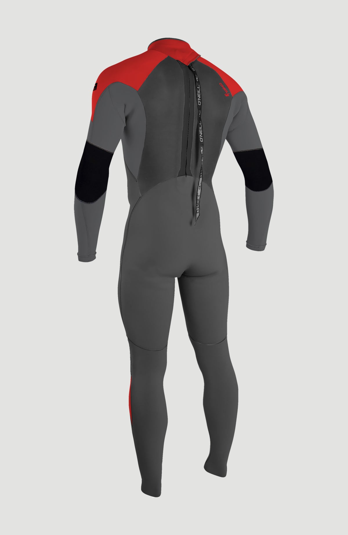 Epic 5/4mm Back Zip Full Wetsuit | GRAPHITE/SMOKE/RED/RED