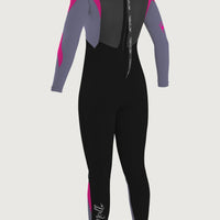 Epic 5/4mm Back Zip Full Wetsuit Girls | Black