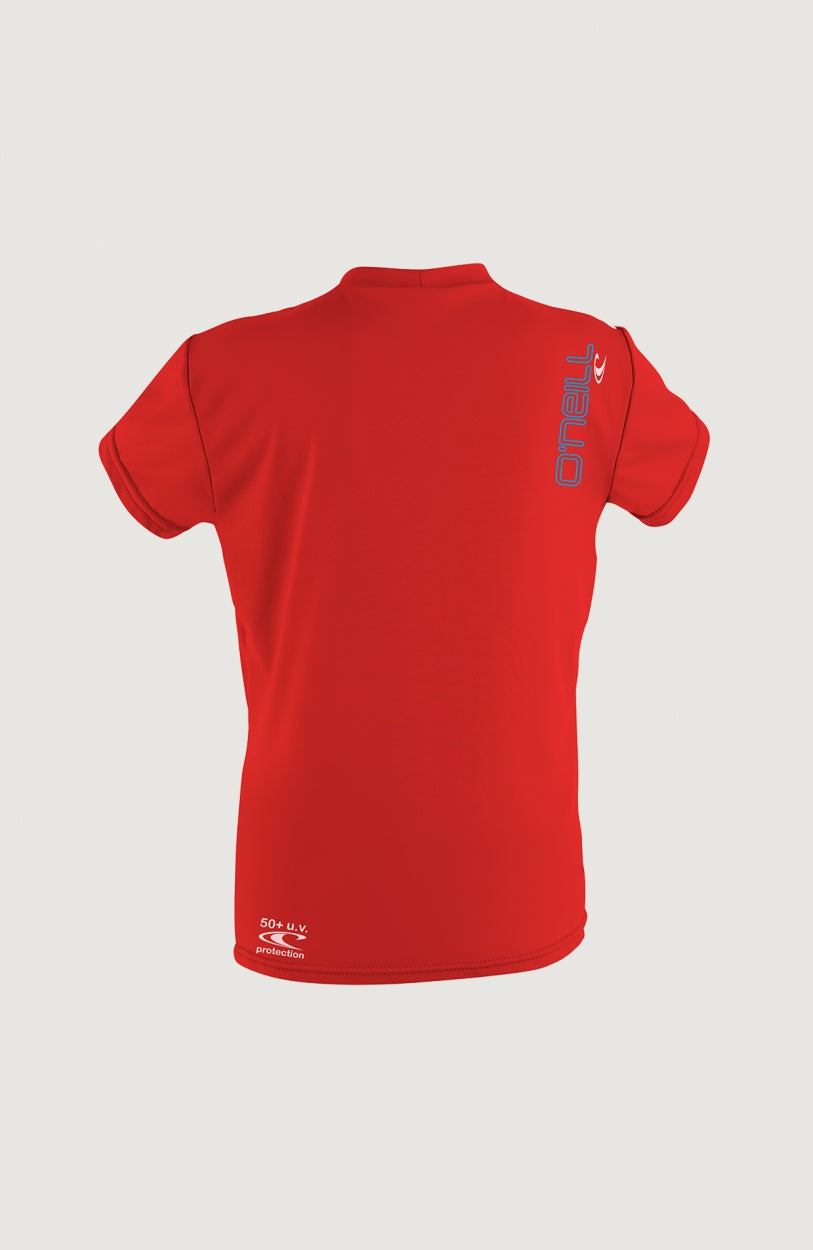 Skins Short Sleeve Rash Tee | Red