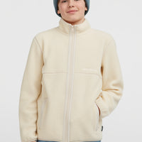 High-Pile Full-Zip Fleece | Macaron