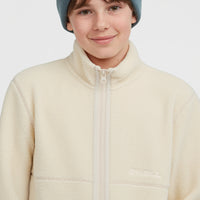 High-Pile Full-Zip Fleece | Macaron
