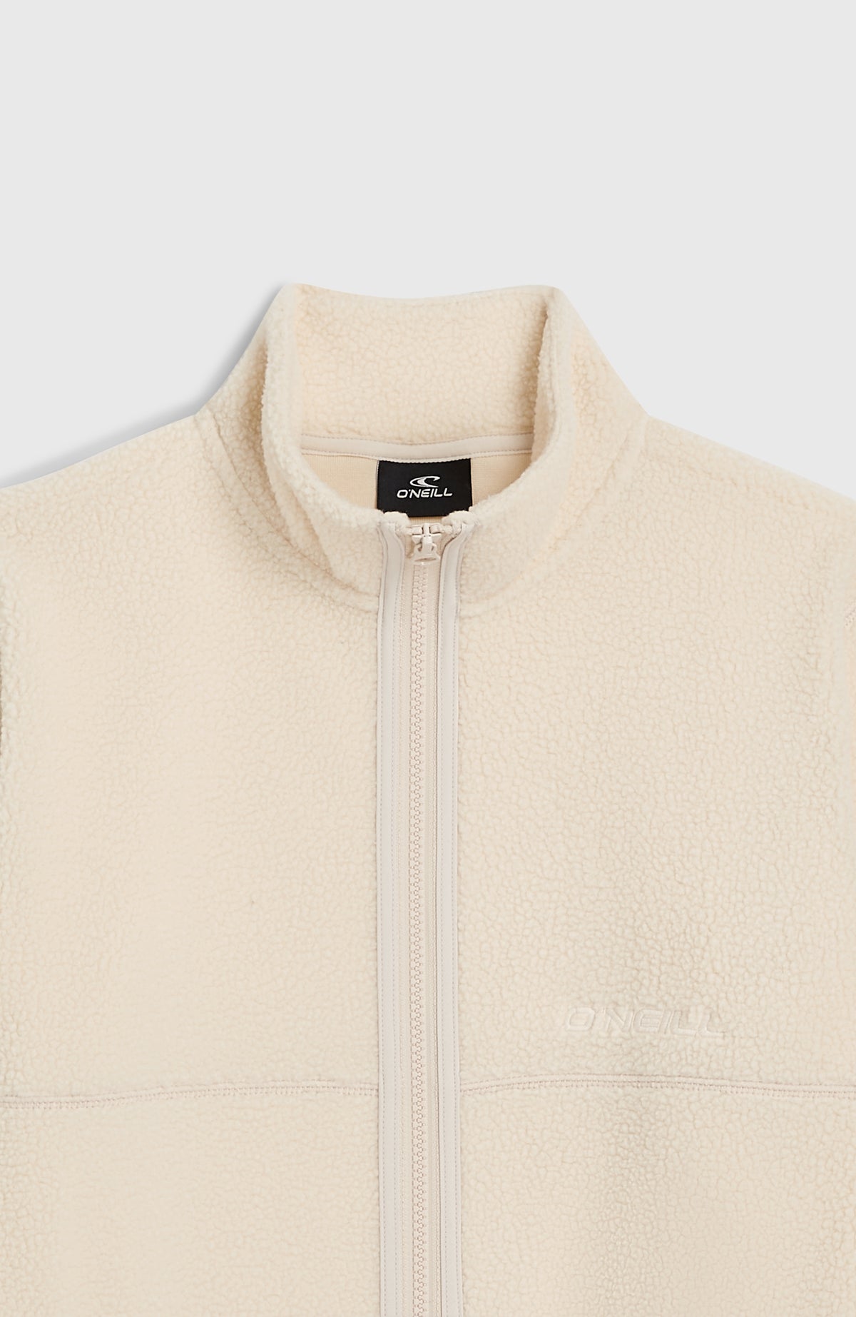 High-Pile Full-Zip Fleece | Macaron