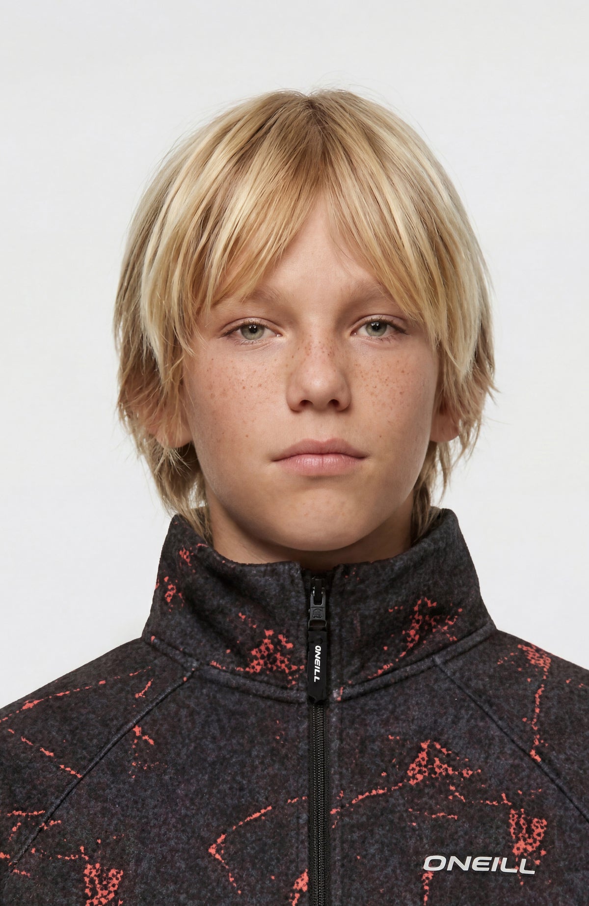 FWC'Cruz Printed Half-Zip Fleece | Black Basalt