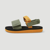 Neo Strap Sandals | Deep Lichen Green Colour Block