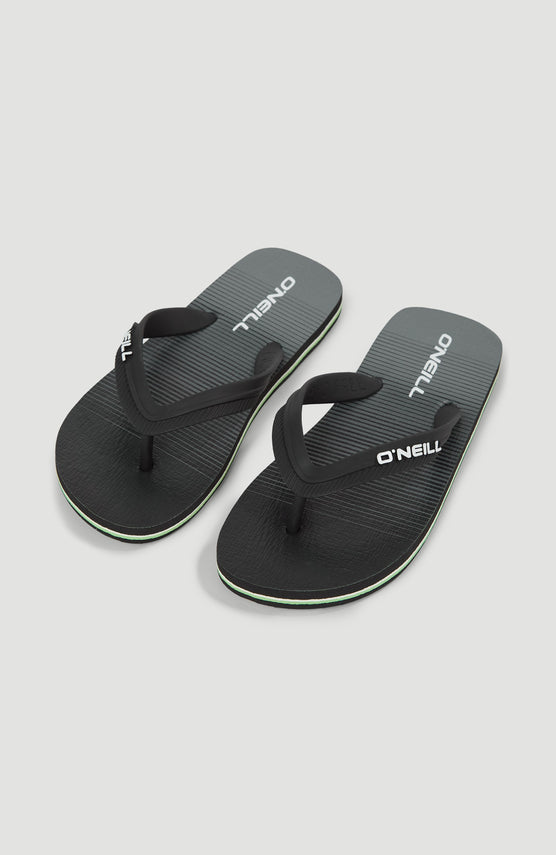 Profile Graphic Sandals | Black Simple Gradient B Panel