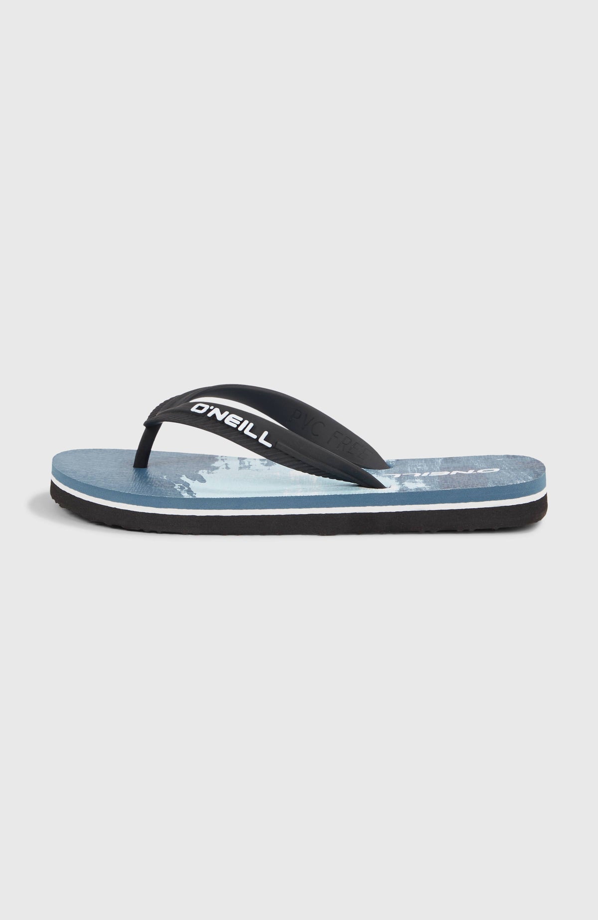 Profile Graphic Sandals | Blue Melted Stripe Boys