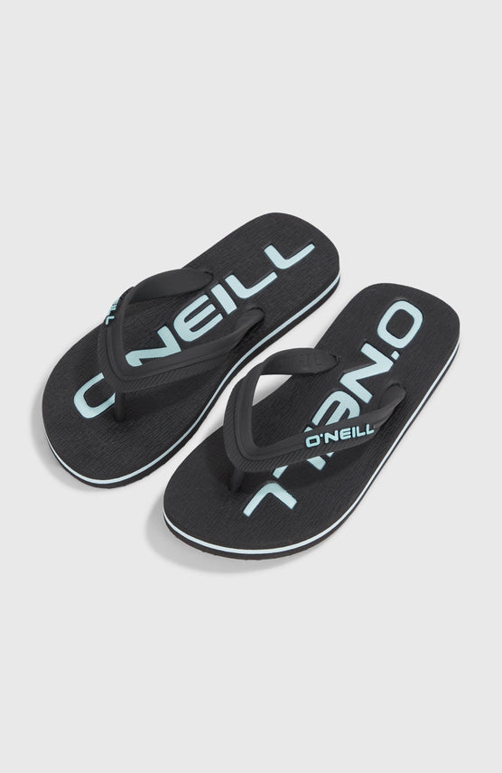 Profile Logo Sandals | Black Out