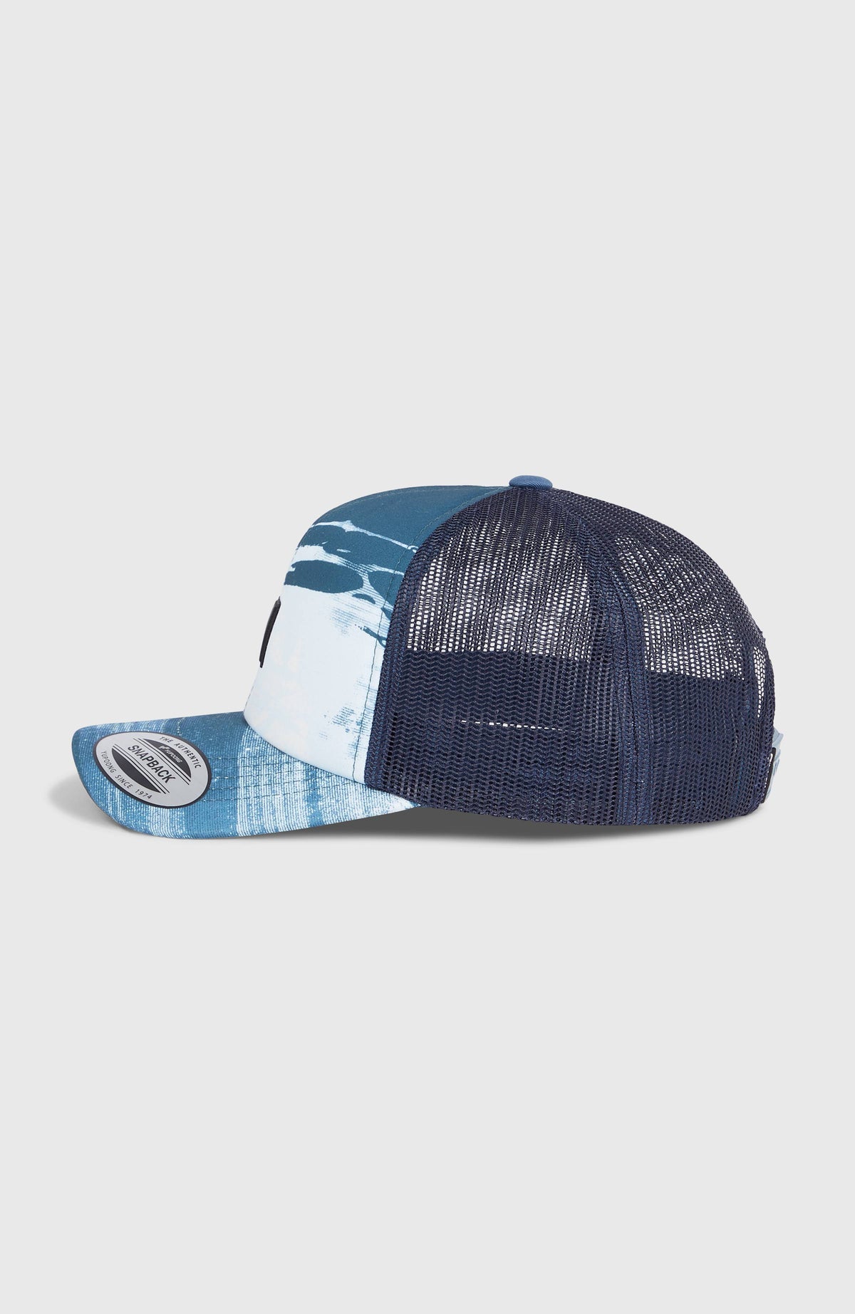 Flood Trucker Cap | Blue Melted Stripe Boys