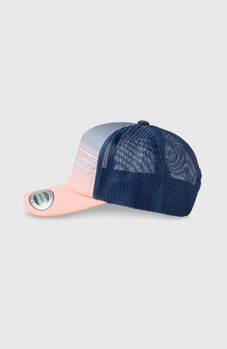 O'Neill Summer Camp Trucker Cap | Boys Pink Heritage O'Neill