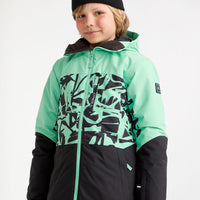 Carbonite Snow Jacket | Green Scribble