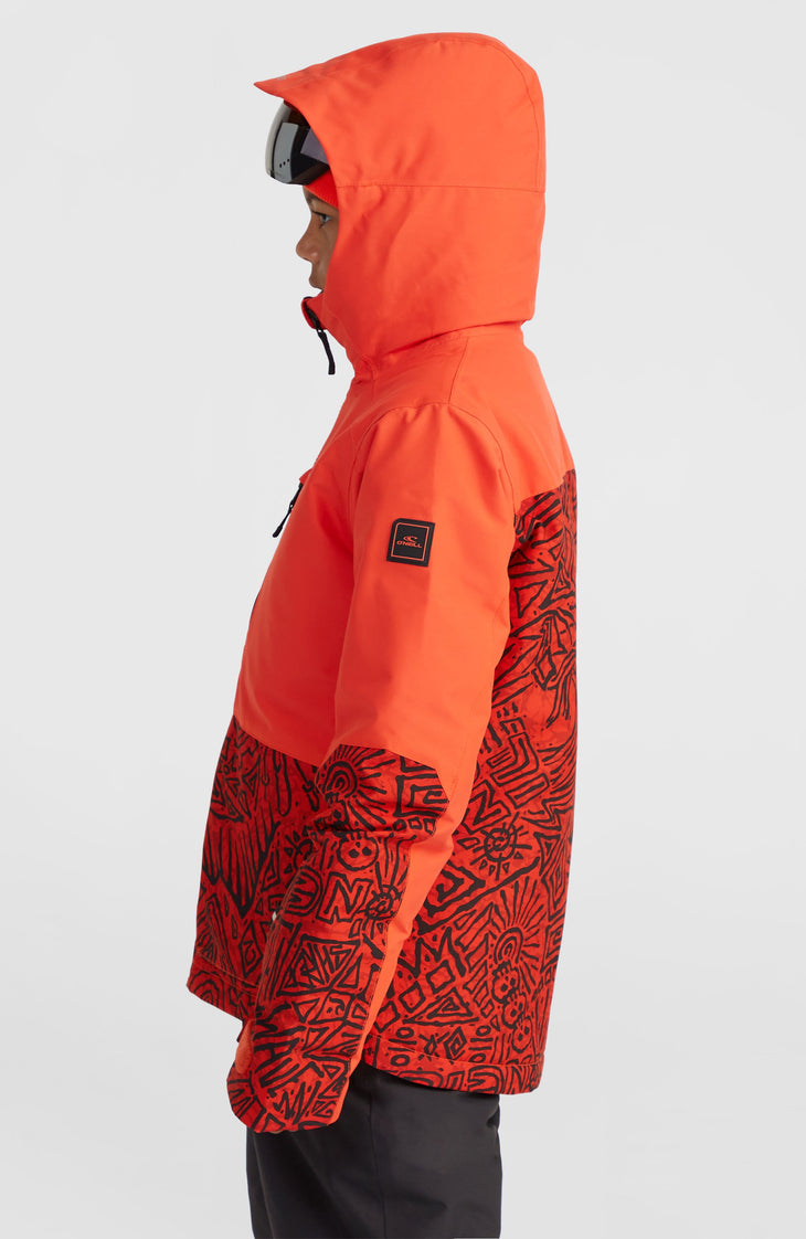 O'Riginals Block Snow Jacket | Red Sketcheritage