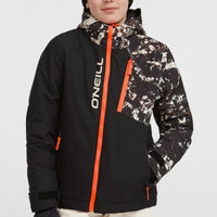 FWC'Cruz Block Snow Jacket | Black/Beige Quarry