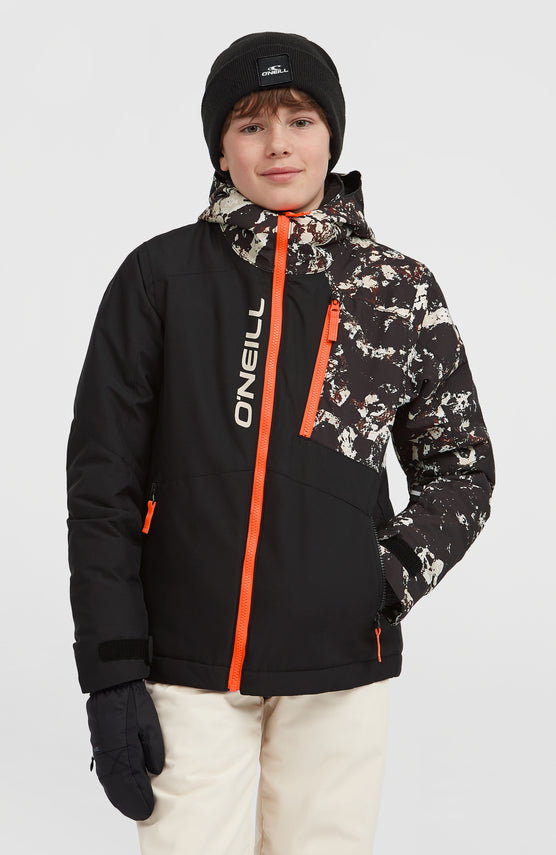 FWC'Cruz Block Snow Jacket | Black/Beige Quarry