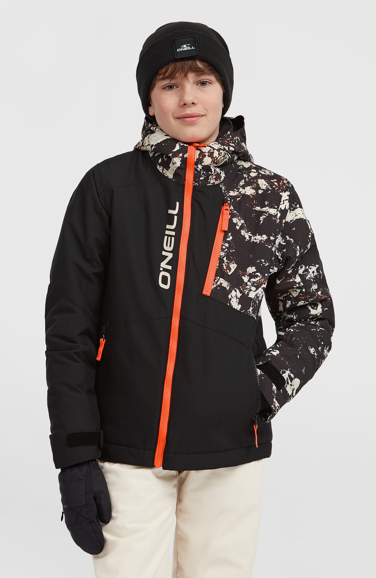 FWC'Cruz Block Snow Jacket | Black/Beige Quarry