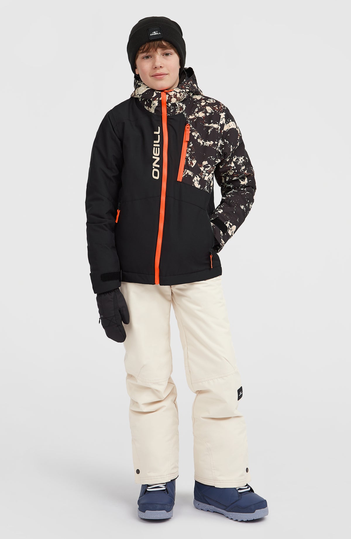 FWC'Cruz Block Snow Jacket | Black/Beige Quarry