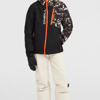 FWC'Cruz Block Snow Jacket | Black/Beige Quarry