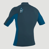 Premium Shortsleeve Skin Turtleneck Rash Guard | HM5 CADET BLUE/ULTRA BLUE/CADE