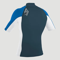 Skins Short Sleeve Turtleneck | CADET BLUE/WHITE/OCEAN