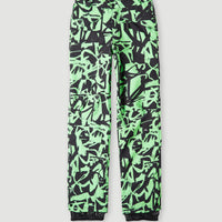 Hammer Printed Snow Pants | Green Scribble