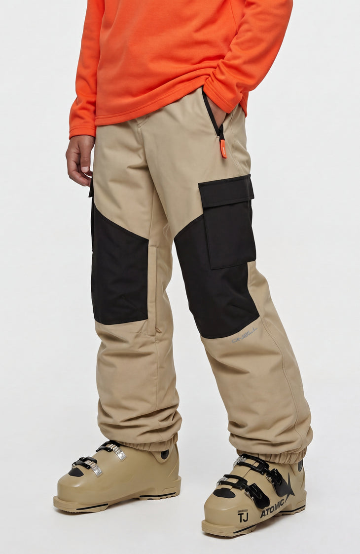 FWC'Cruz Cargo Snow Pants | Olive Blush Colour Block