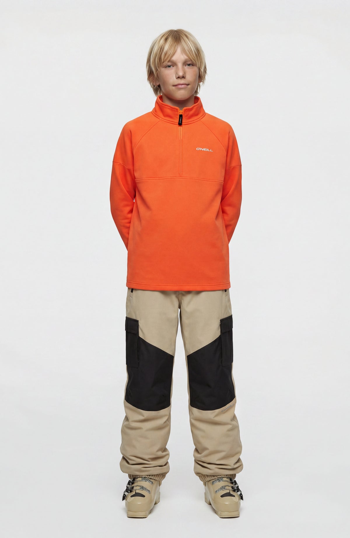 FWC'Cruz Cargo Snow Pants | Olive Blush Colour Block
