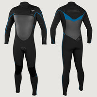 Psycho Freak Chest Zip 3/2mm Full Wetsuit | Black