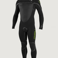 Psycho Tech Chest Zip 5/4mm Full Wetsuit | Black