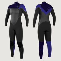 Psycho Tech Chest Zip 5/4mm Full Wetsuit | Black