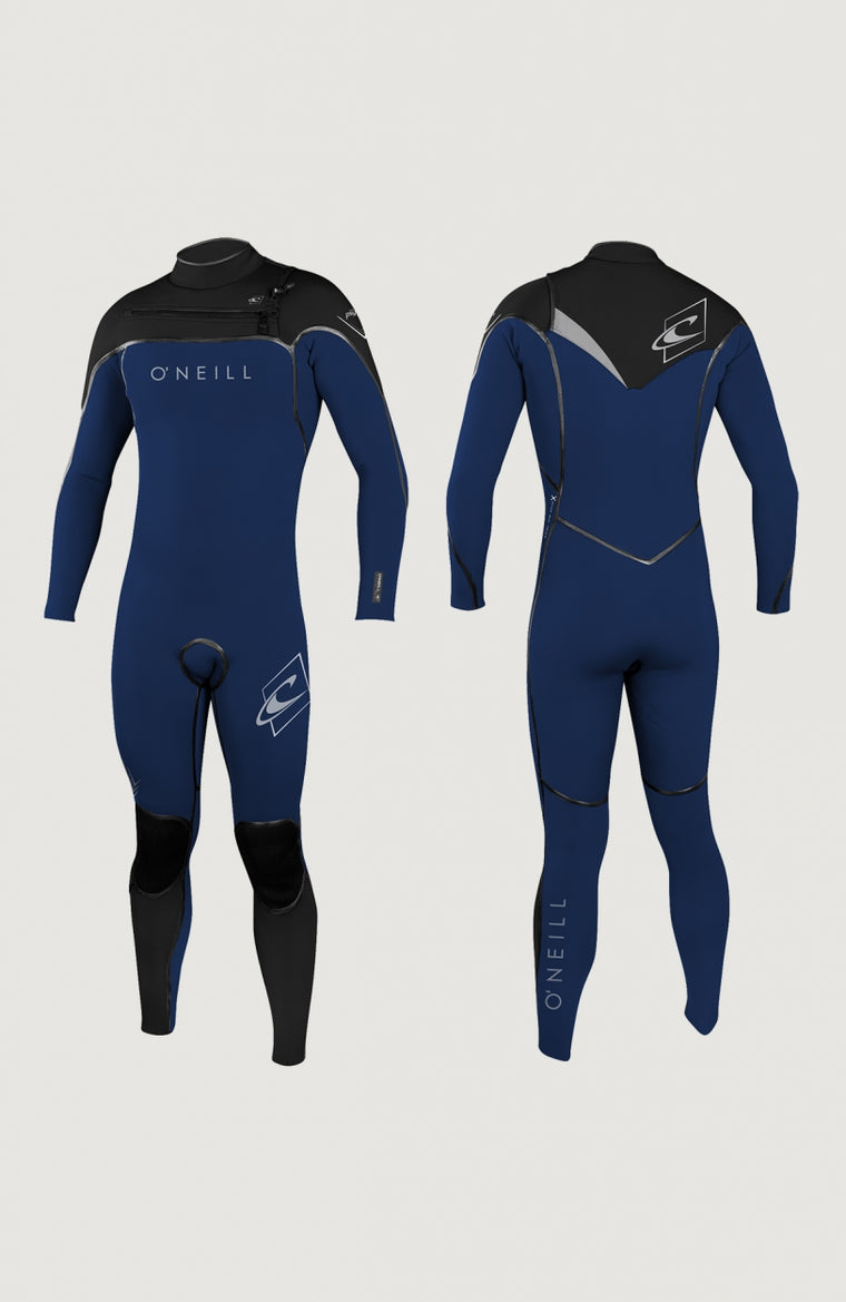 Psycho One Chest Zip 4/3mm Full Wetsuit | Dark Blue