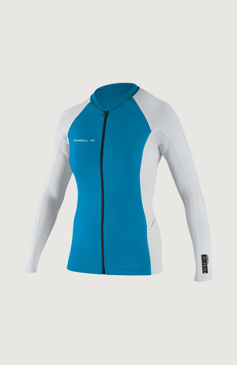Skins Full Zip Stitchless Long Sleeve | Blue