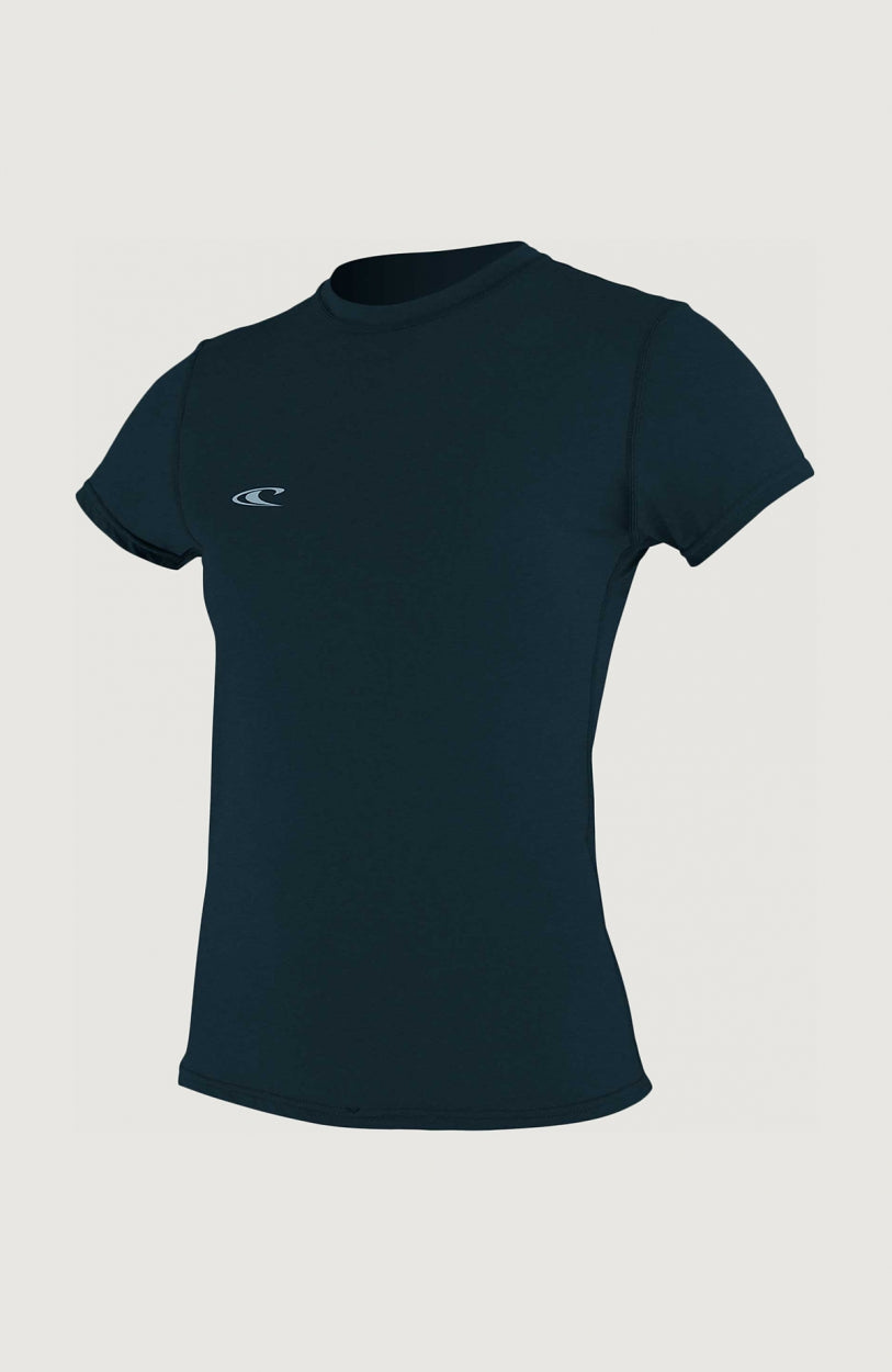 Hybrid Skins Short Sleeve Surf Tee | Midnighter Black
