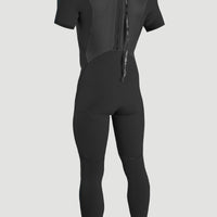 Epic 3/2mm Back Zip Shortsleeve Full Wetsuit Men | BLACK/GUN METAL/GUN METAL