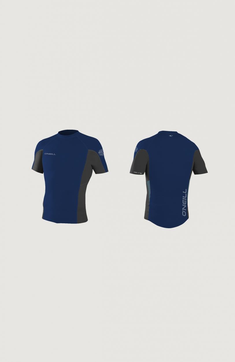 Hyperfreak 0.5mm Short Sleeve Crew | Dark Blue